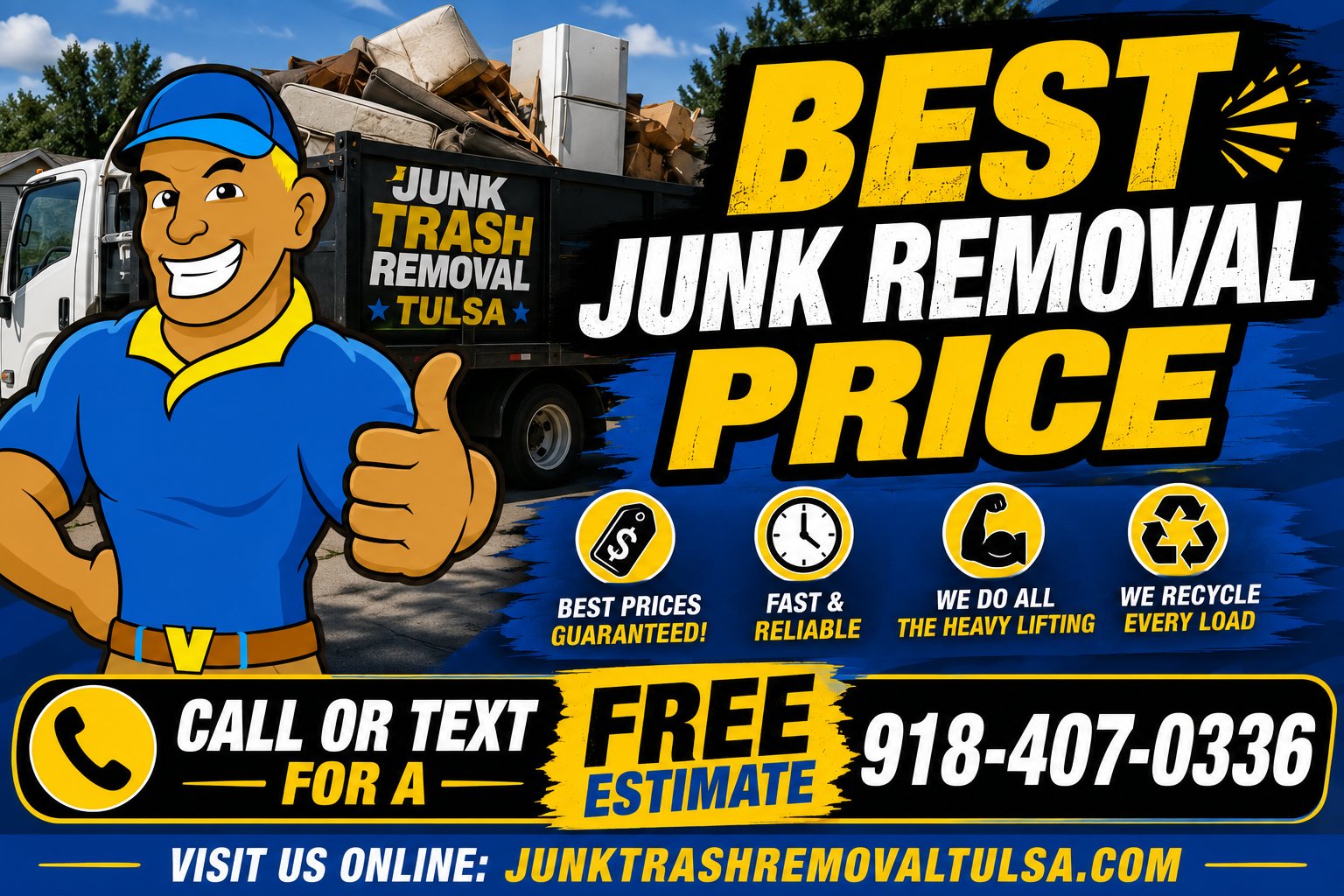 junk trash removal Tulsa OK junk removal tulsa